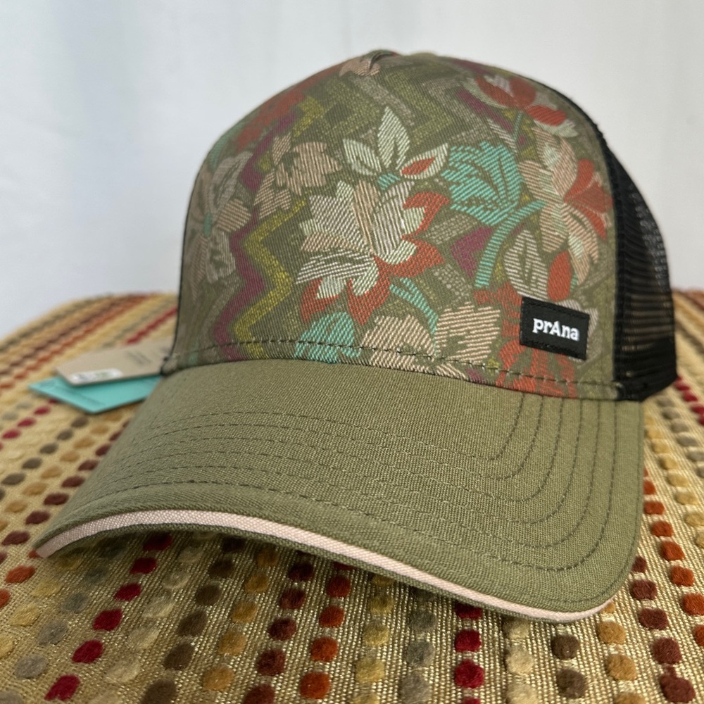 PrAna Lower Pines Trucker Cargo Green Horchata Unisex OS - Picture 5 of 9
